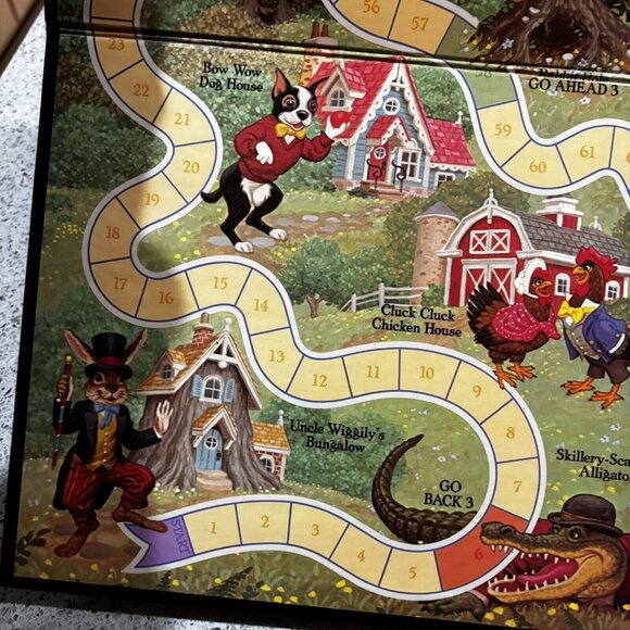 Vintage The Uncle Wiggily Rabbit 1988 Kids Board Game Manual 80s Retro Gift - Picture 7 of 14